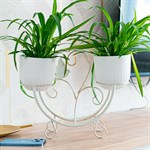 подставка 41-001 цв.белый с золотом