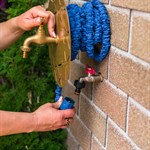 для хранения поливочного шланга