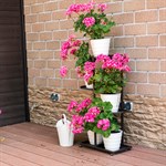 напольная подставка с лазерной резкой