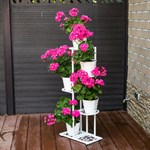 подставка для цветов металлическая высокая