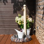 поддон для круглой садовой колонки d76мм