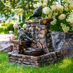 садовый фонтан