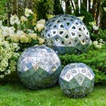 полигональные фигуры в покраске хром