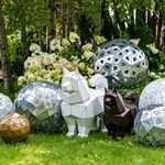 современные фигуры из металла