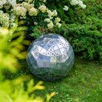 полигональная фигура в покраске хром