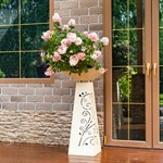 вазон с лазерной резкой по металлу