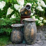 оригинальный садовый фонтан