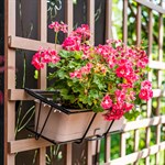 подставка для балконного ящика с цветами