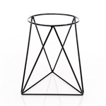 металлическая цветочница цв.черный