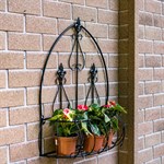настенная металлическая подставка для растений