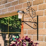 кронштейн с фонарём для кашпо