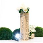 металлический вазон