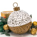 металлический полигональный шар металлический полигональный шар