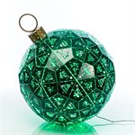 новогодний полигональный шар