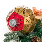 ёлочный шар из металла