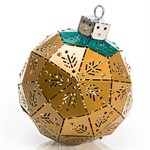 шарик 1010 цв.зелёный с золотым