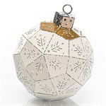 новогодний металлический полигональный декор