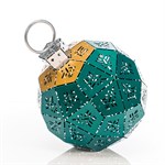 металлический ёлочный шар 1011