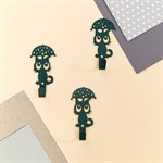 крючок "котёнок с зонтом"