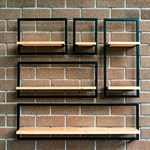 настенные полки лофт