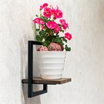 практичная настенная полка лофт