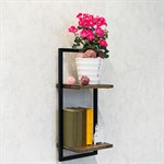 полка настенная цв.тёмная сосна