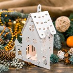 Домик для одной чайной свечи