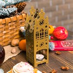 металлический подсвечник