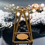 металлический декоративный подсвечник