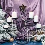 Кованый подсвечник 217-10-BZ