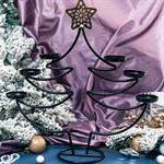 Кованый подсвечник Елка