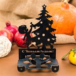 новогодний подсвечник новогодний подсвечник