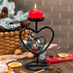 подсвечник сердца подсвечник сердца