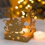 может использоваться как подсвечник