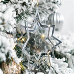 металлический декор для украшения елки