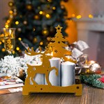 металлический подсвечник